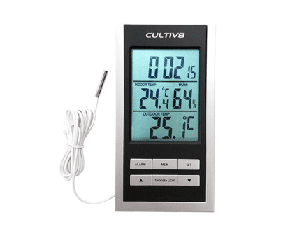 Cultiv8 Hygrometer Digital Thermormeter