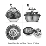 Manual Plant Bud Leaf Bowl Trimmer for Cannabis